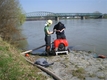 Start der Relaisleitung an der Donau in Frthof